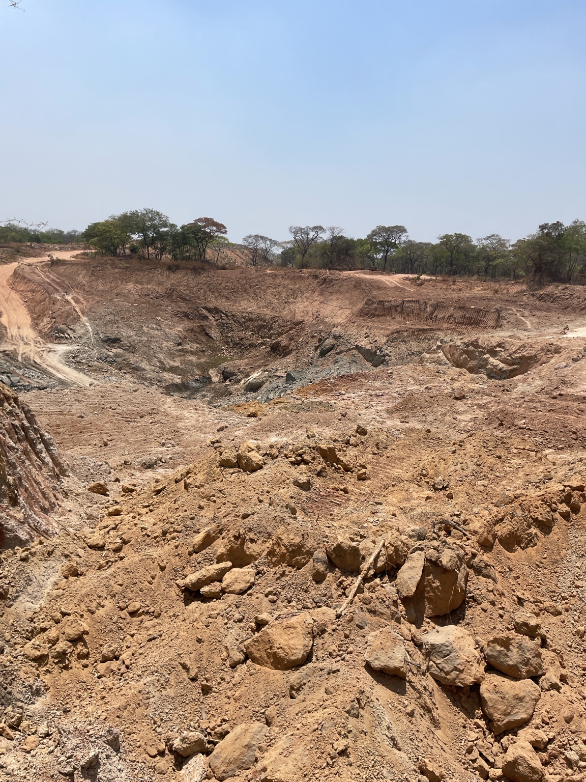 Open-pit development