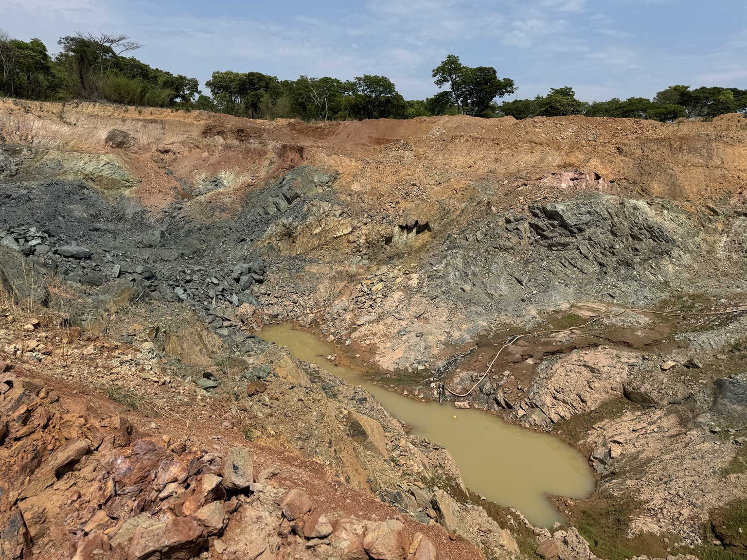 Open-pit geology